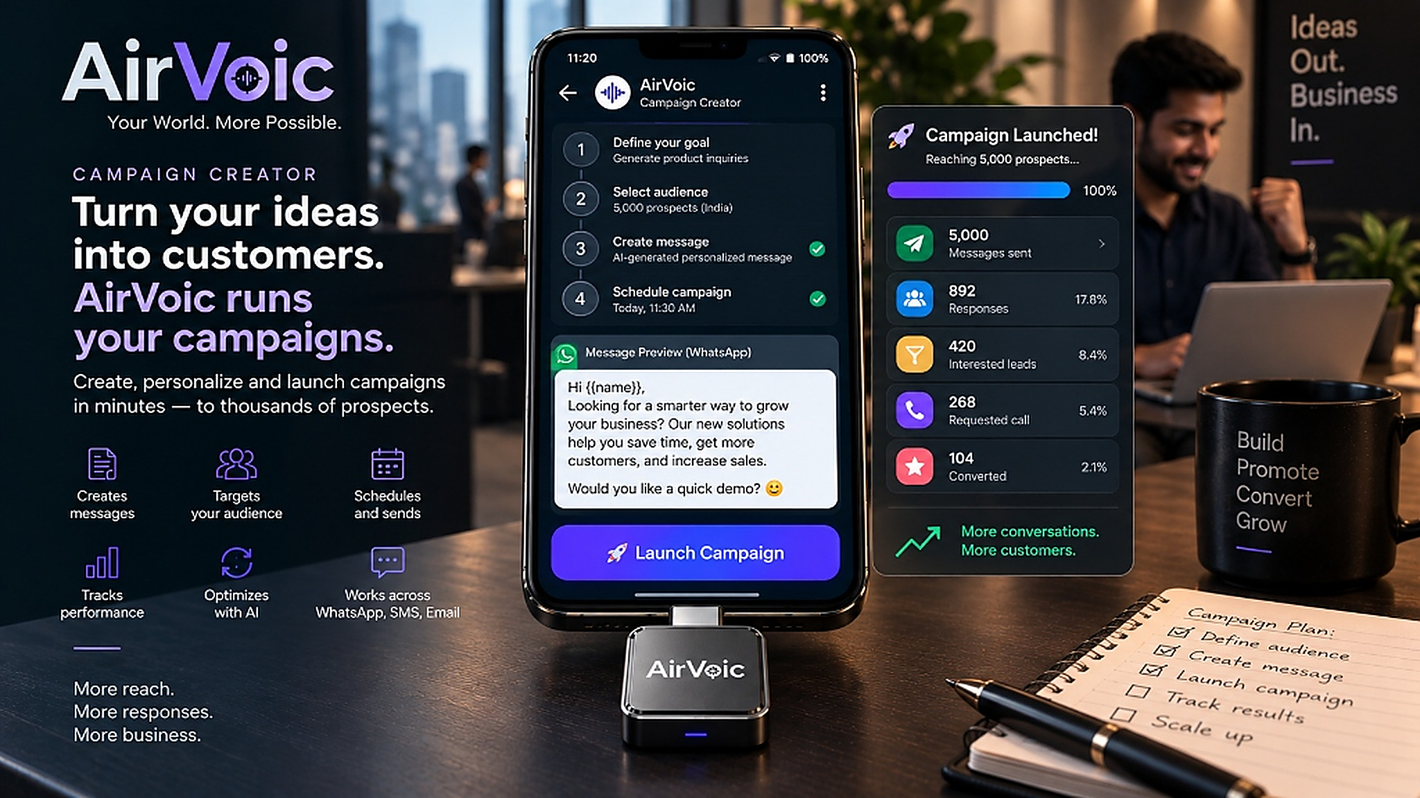 AirVoic AI - Campaign Creator